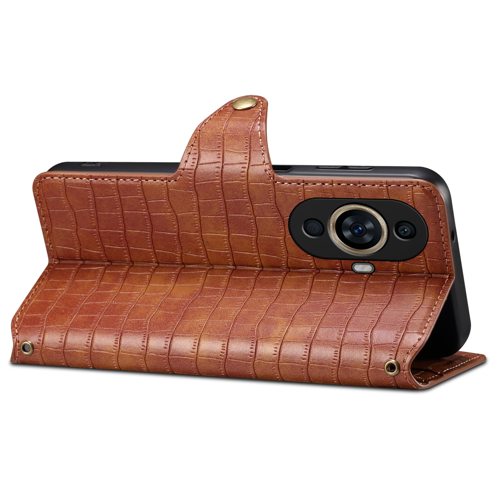 Leather Case for Huawei nova 11 / nova 12s 4G / nova 12 Lite 4G Bump Proof Crocodile Texture Wallet Phone Cover Leather Case for Huawei nova 11 / nova 12s 4G / nova 12 Lite 4G Bump Proof Crocodile Texture Wallet Phone Cover